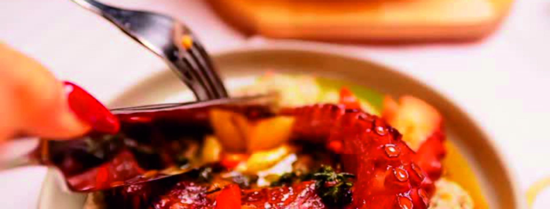 Gegrillter Oktopusarm